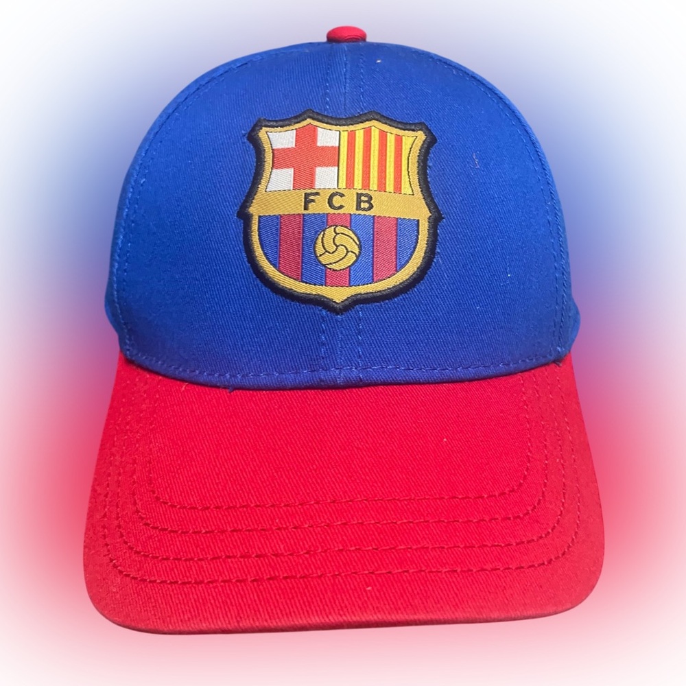 Vintage FC Barcelona Soccer SnapBack Hat Cap 2000s OSFA FCB